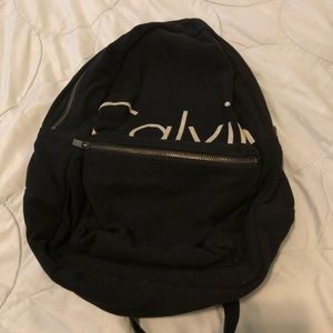 CALVIN KLEIN JEANS #MYCALVINS LOGO FLEECE BACKPACK